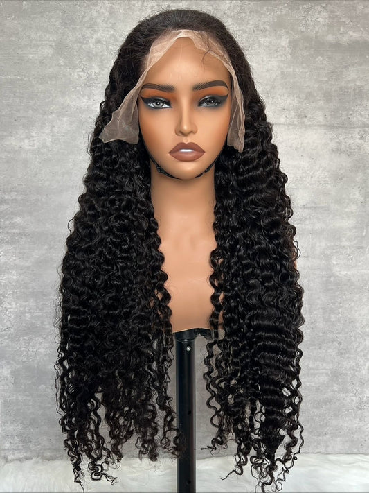 Esme- 13x4 Lace Front Water Wave Curls Unit