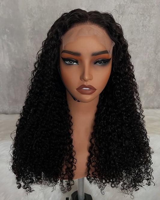 Noir- 5x5 SDD Lace Front Pixie Curls Unit